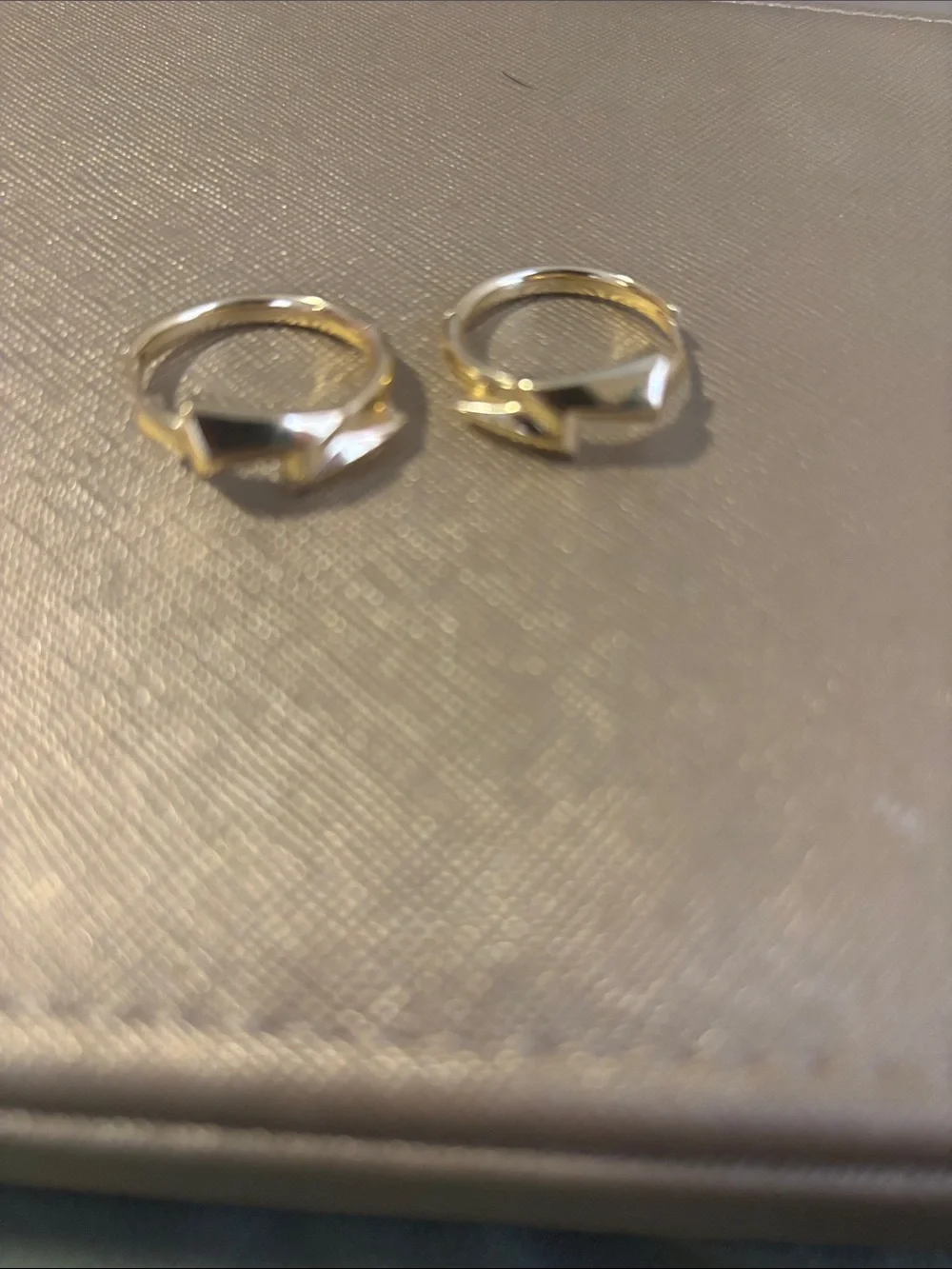 Kendra Scott gold Bolt earrings